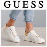 Sneakersy GUESS Melania buty sportowe z naturalnej skóry Białe 41 42