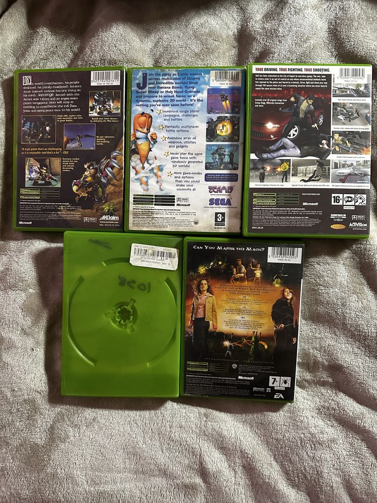 Zestaw 9 gier na konsolę Xbox Classic