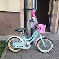 Rower  SUN BABY Heart Bike 14 cali dla dziewczynki Miętowy