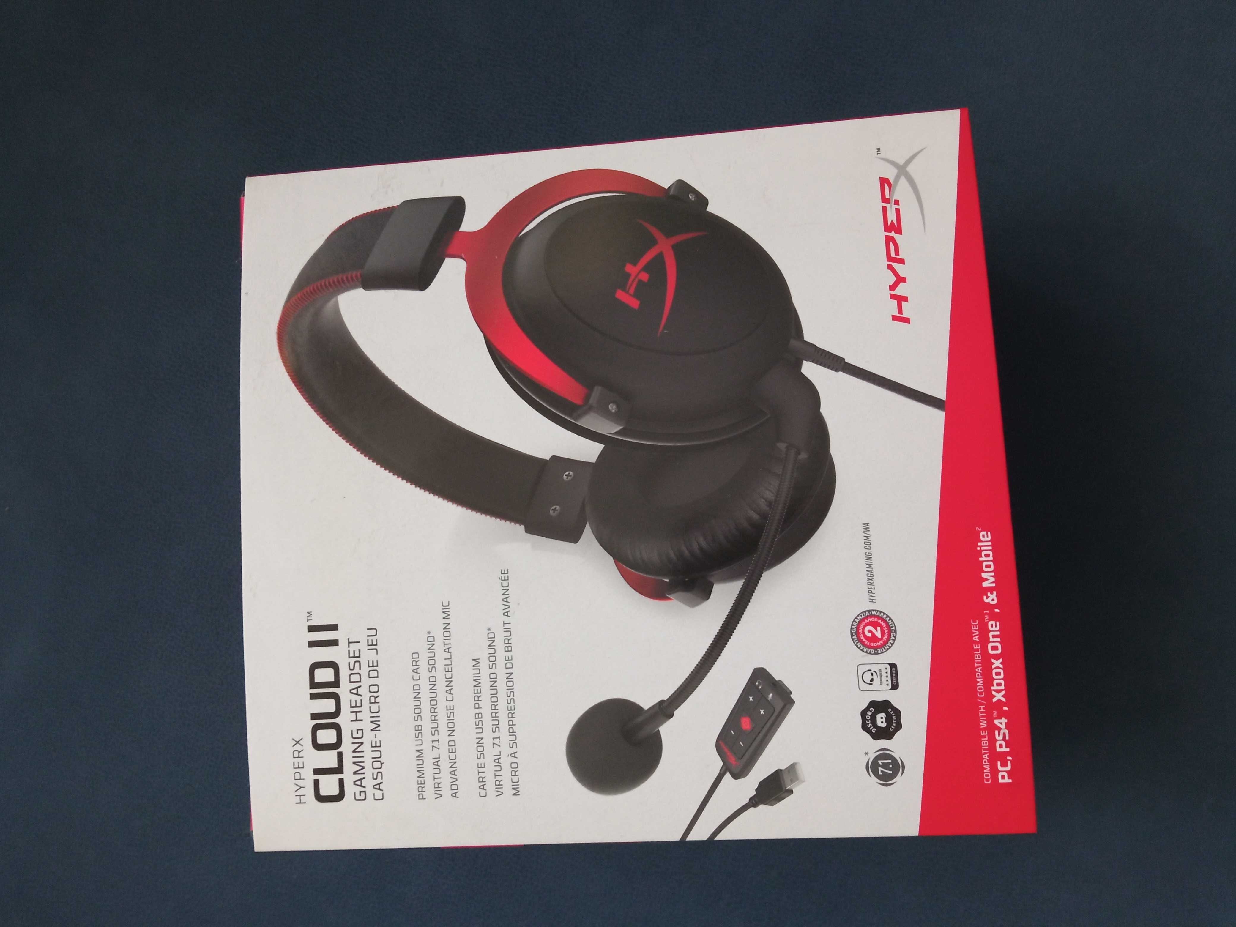 Headset Gaming HyperX Cloud II 7.1