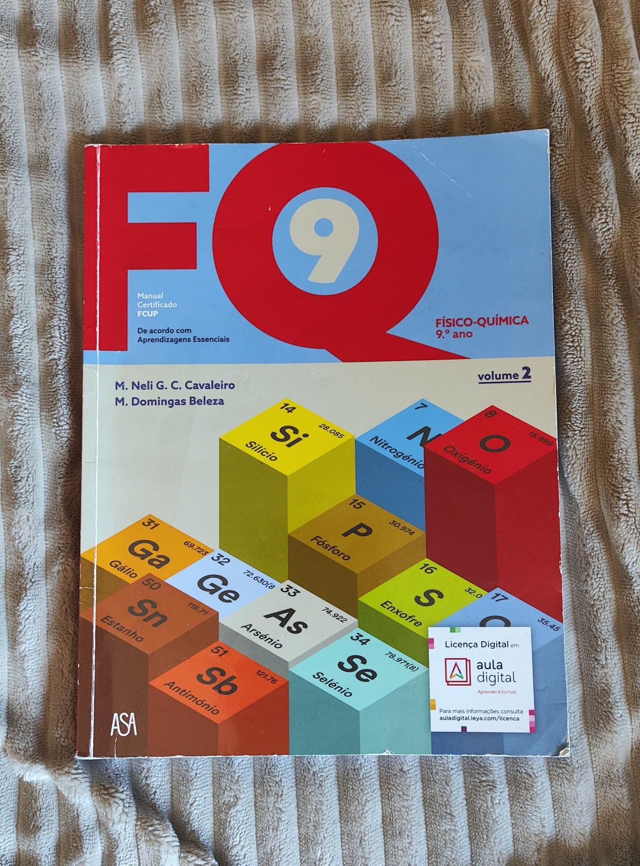 Manuais+caderno de atividades de físico-química 9°ano