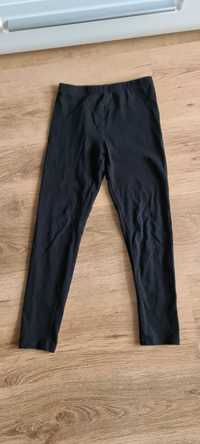 Czarne legginsy H&M 122/128 cm + gratis