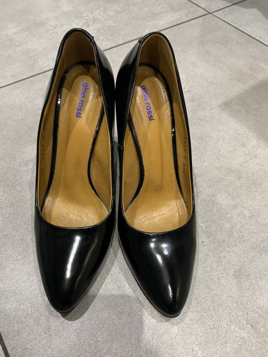Buty szpilki skóra lakierowana Gino Rossi