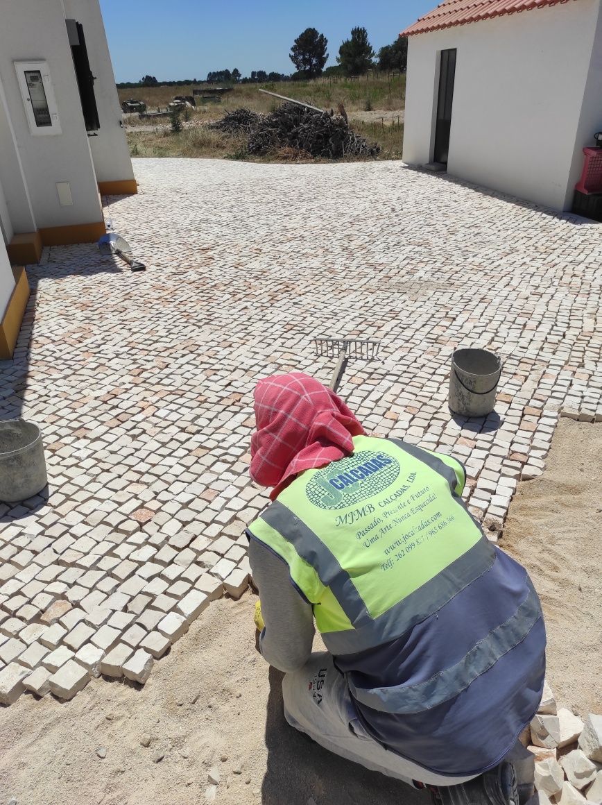 Pedra de calçada Portuguesa - Pavimento