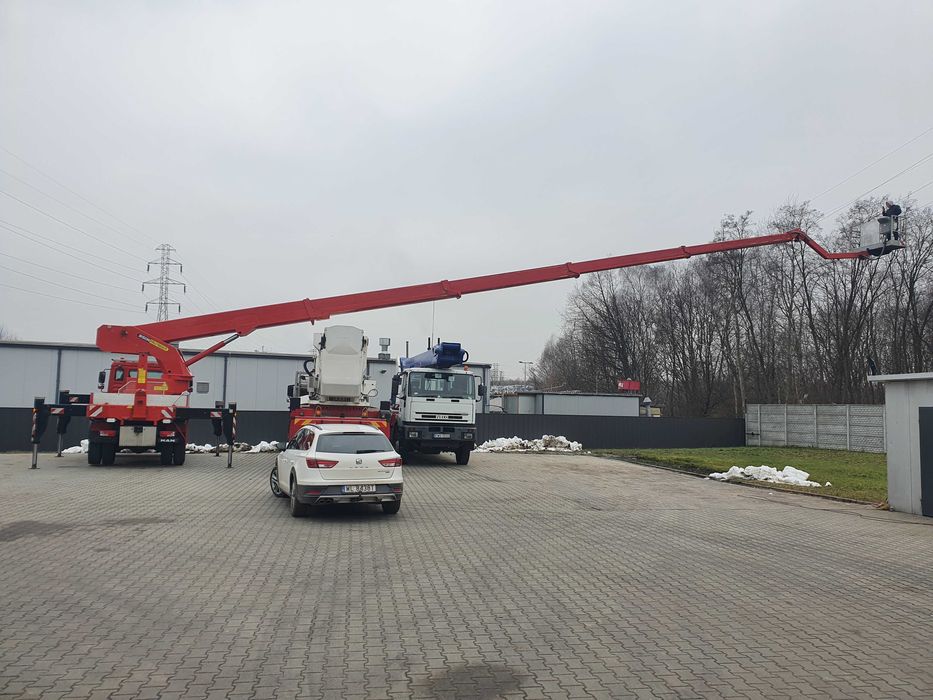 Wynajem podnośnika koszowego, wynajem zwyżek, podnośniki