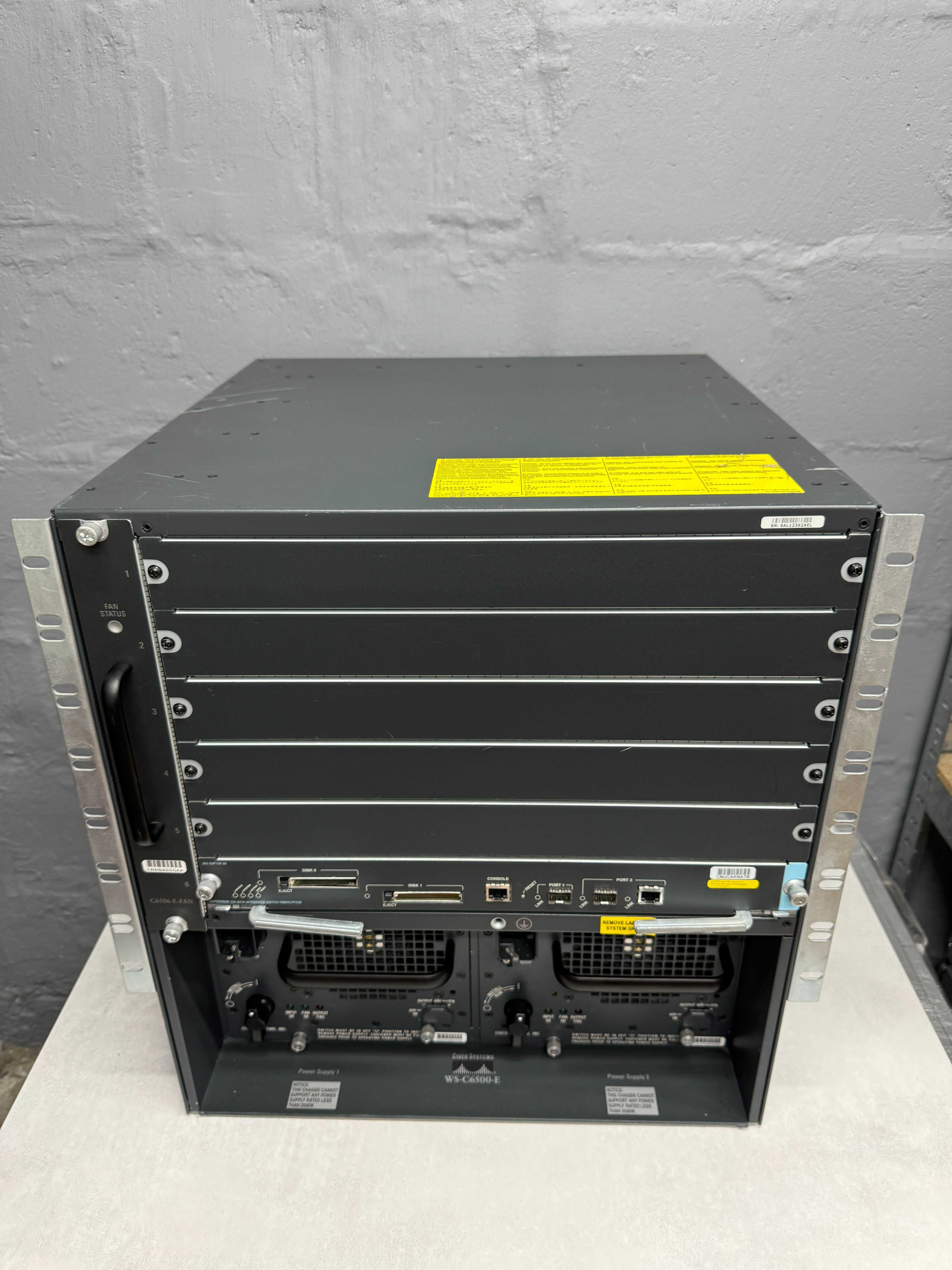 Шасси Коммутатор Cisco серии Catalyst 6500 (WS-C6506-E) нал/безнал