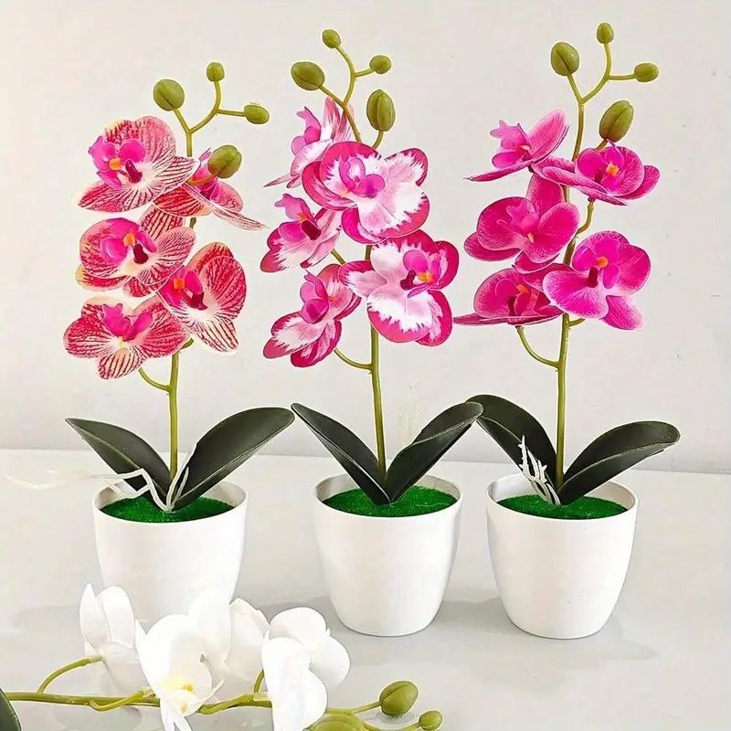Sztuczny kwiat storczyk- orchidea