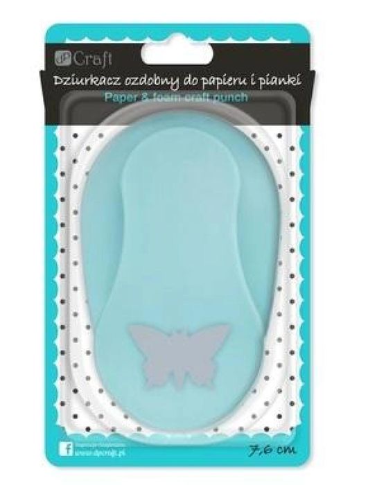 Dziurkacz ozdobny 7,6cm motyl Dalprint blister,235x146 mm