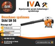 Wynajem Odkurzacz z funkcją dmuchawy Stihl SH 56 wypożyczalnia sprzętu