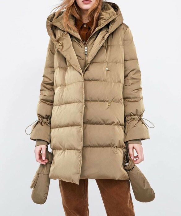 Пуховик жіночий зимовий Zara S