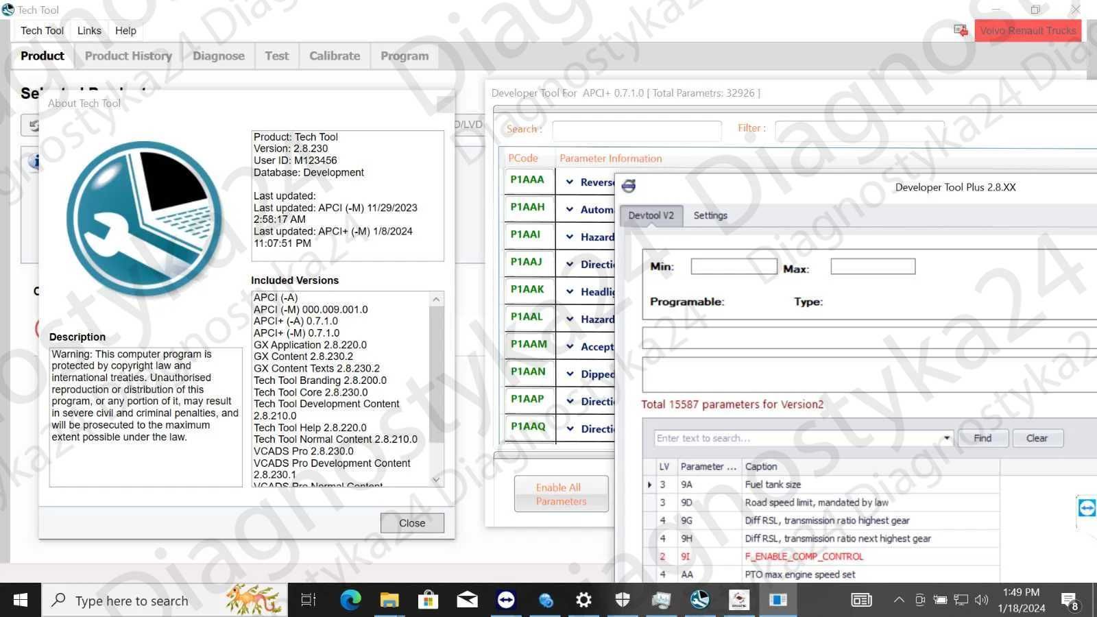 Tech Tool 2.8.230 APCI 0.7 2024 Najnowsze Oprogramowanie FULL PAKIET