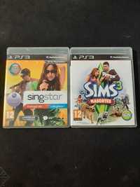 Jogos Singstar e The sims 3