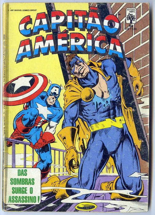 Banda Desenhada Antiga - Capitão América - 1987
