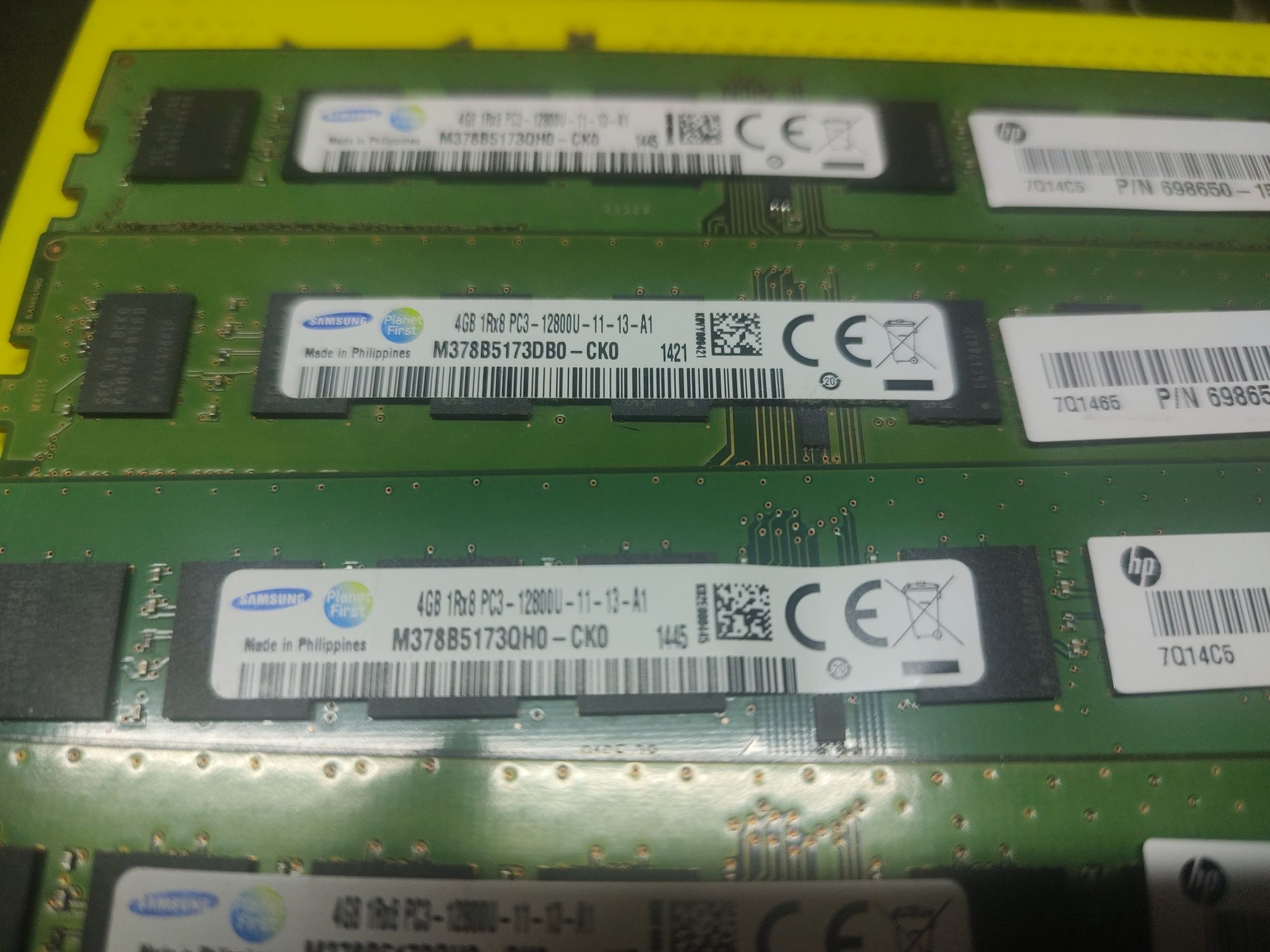 Samsung DDR 3 4GB 1600MHz оперативна пам'ять, є кількість, гарантія