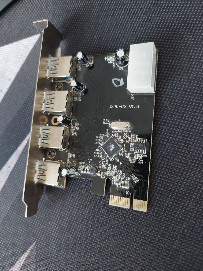Karta rozszerzeń 4x USB 3.0 PCI