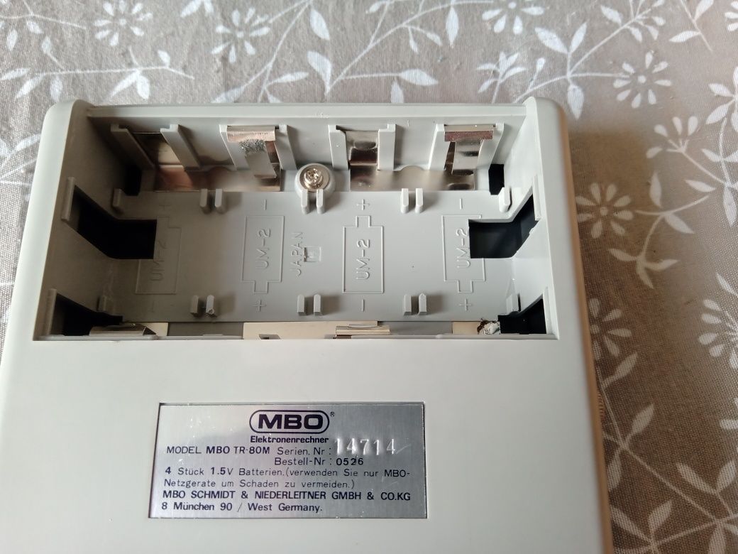 Kalkulator MBO - TR80M made in japan
