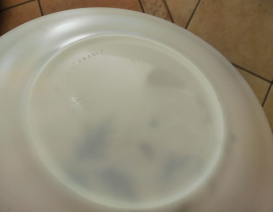 Pratos pirex "Margaridas" Nunca Usados