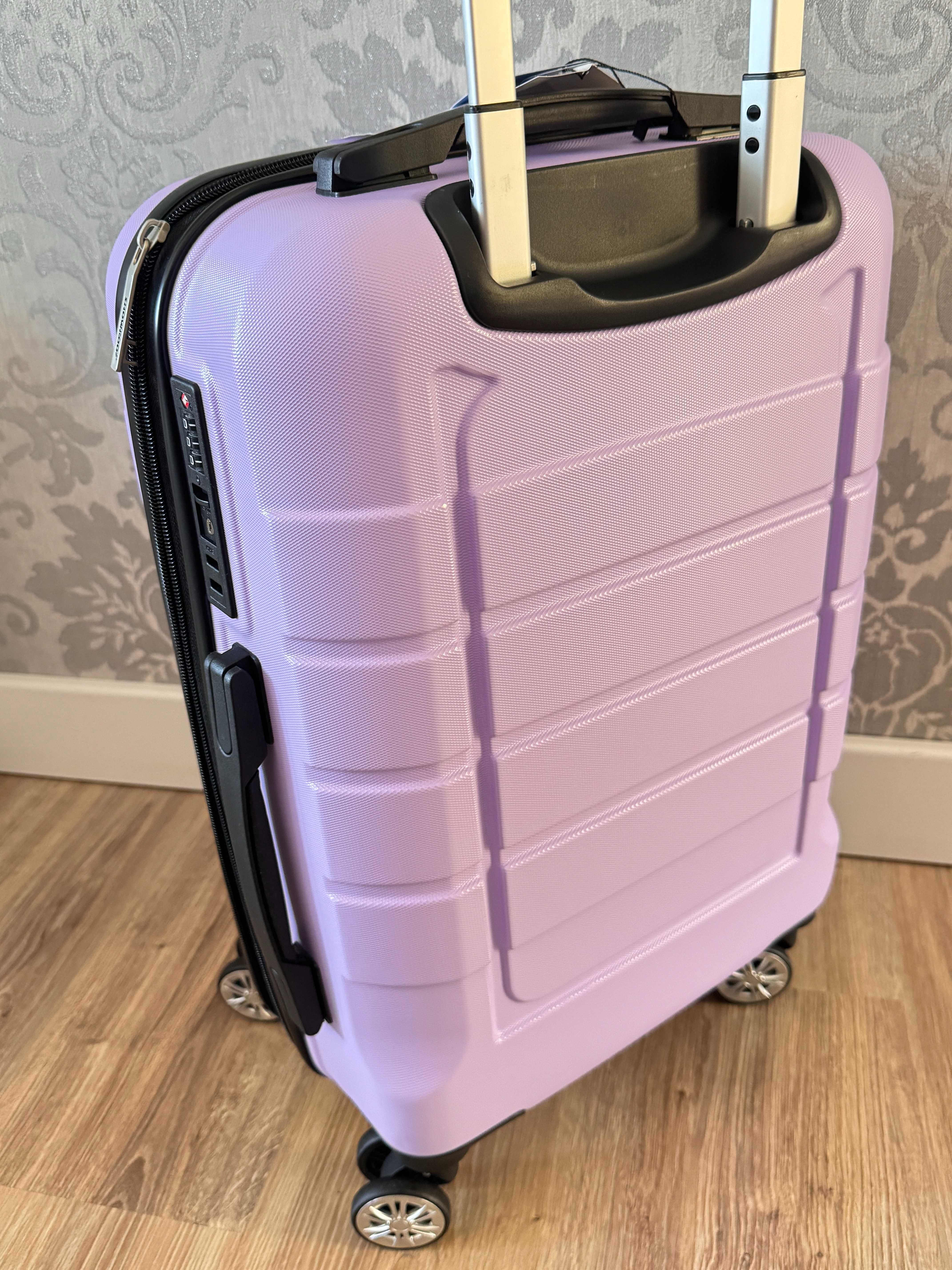 Walizka kabinowa 20” PC+ABS bagaż podręczny 33L 55x38x23 TSA
