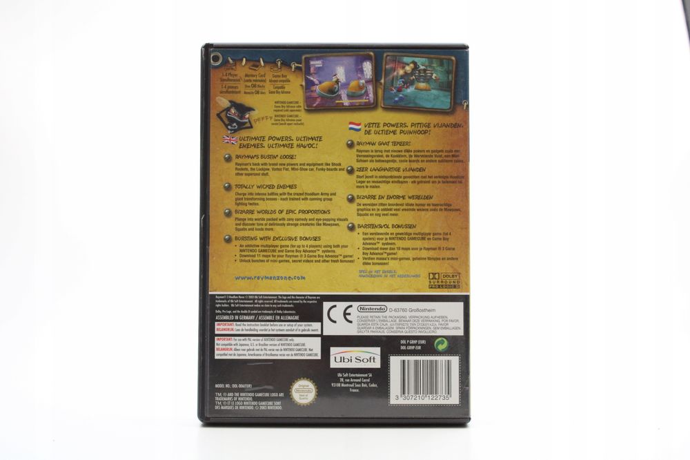 Rayman 3 Hoodlum Havoc Nintendo Gamecube Pudełkowa