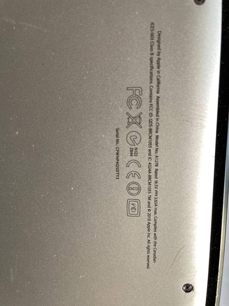 Macbook pro 13 2012 500gb