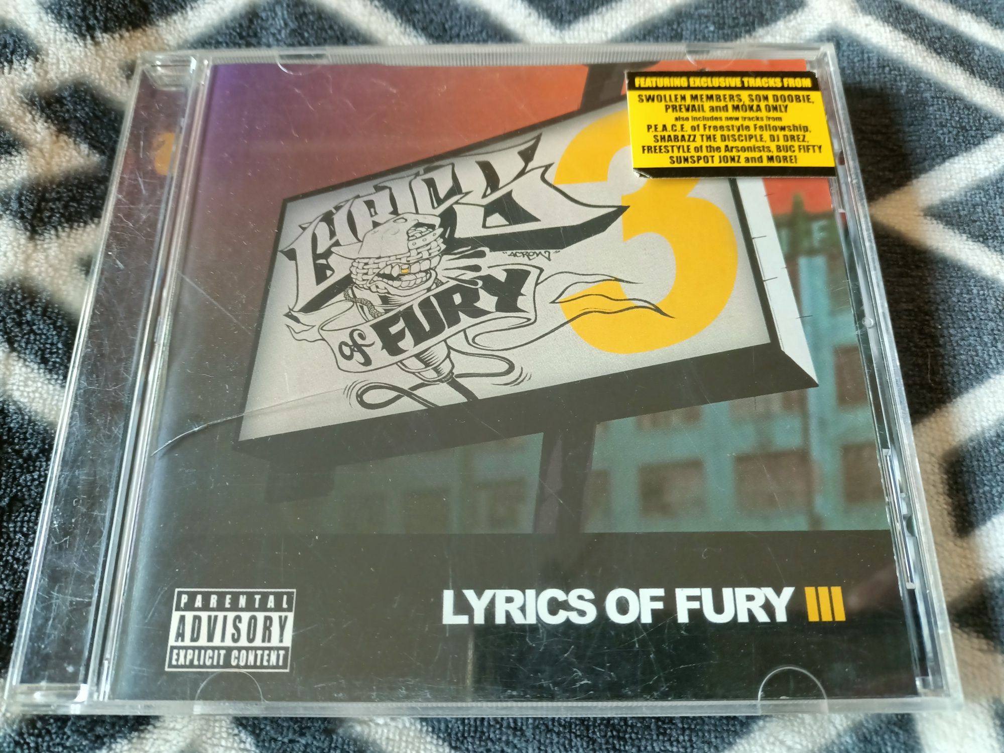 Various - Lyrics Of Fury 3 (CD, Comp)(vg-, ryski bez wpływu na odsłuch