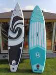 DESKA SUP Biało czarna 350x81x15 170kg   całe zestawy nowe