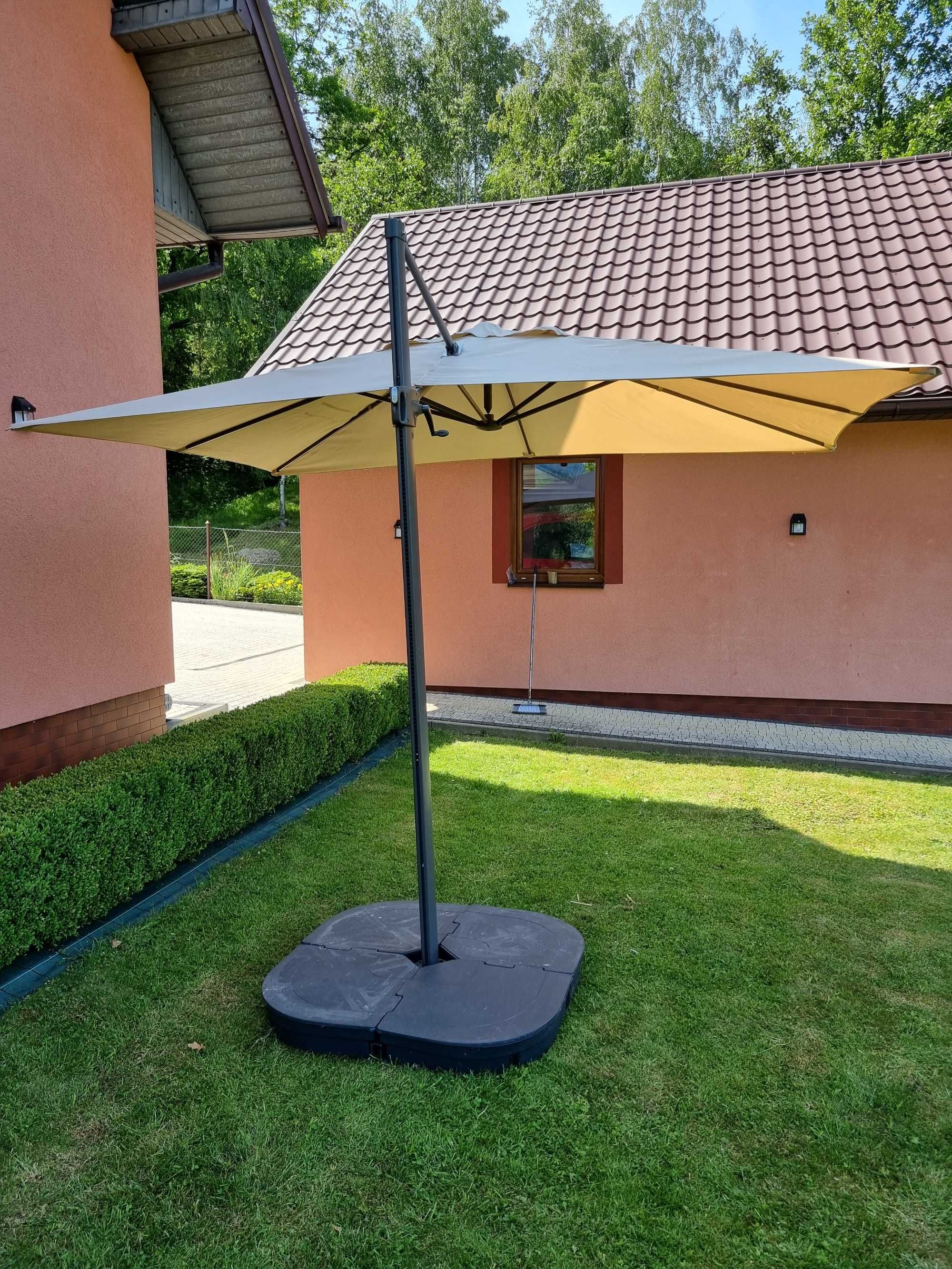 Parasol z podstawą IKEA Seglaro Svarto