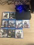 PS 4pro +gry 9+kontroler+ Telewizor Blaupunkt