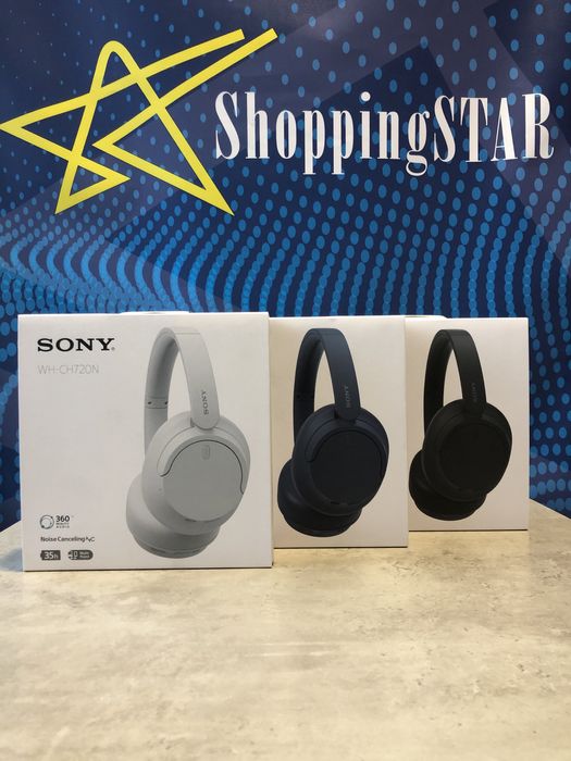 Навушники Sony WHCH720N Black/Blue/White/Pink • Нові!
