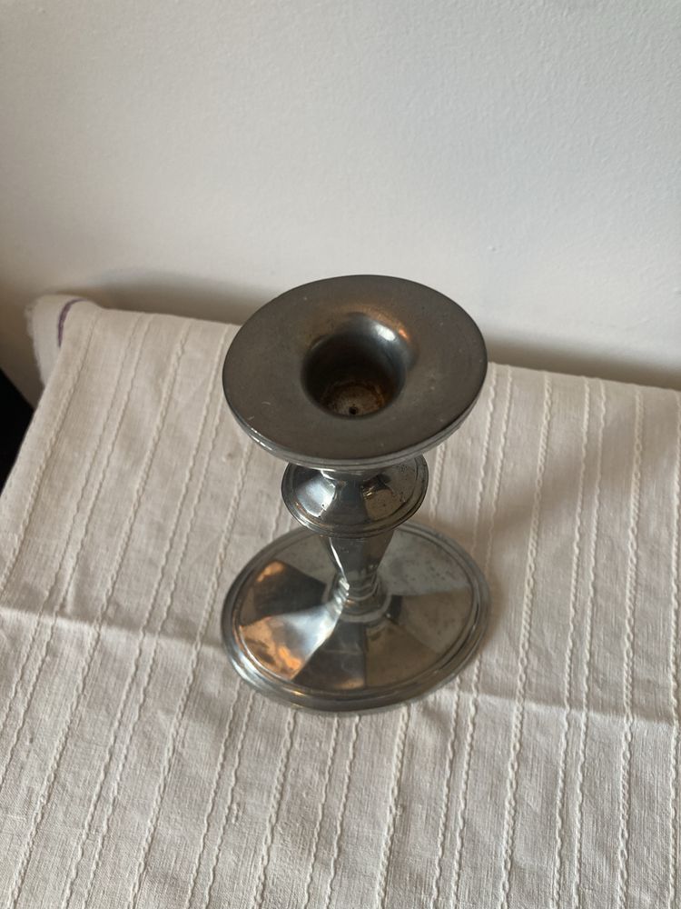 Castiçal em estanho