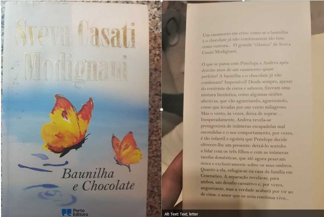 Livro Baunilha e Chocolate