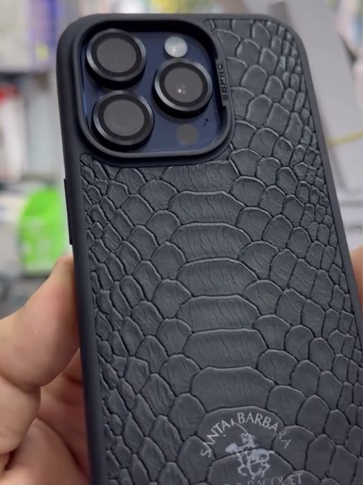 Чохол Polo Santa шкіряний чехол айфон про макс iphone pro max 14 15