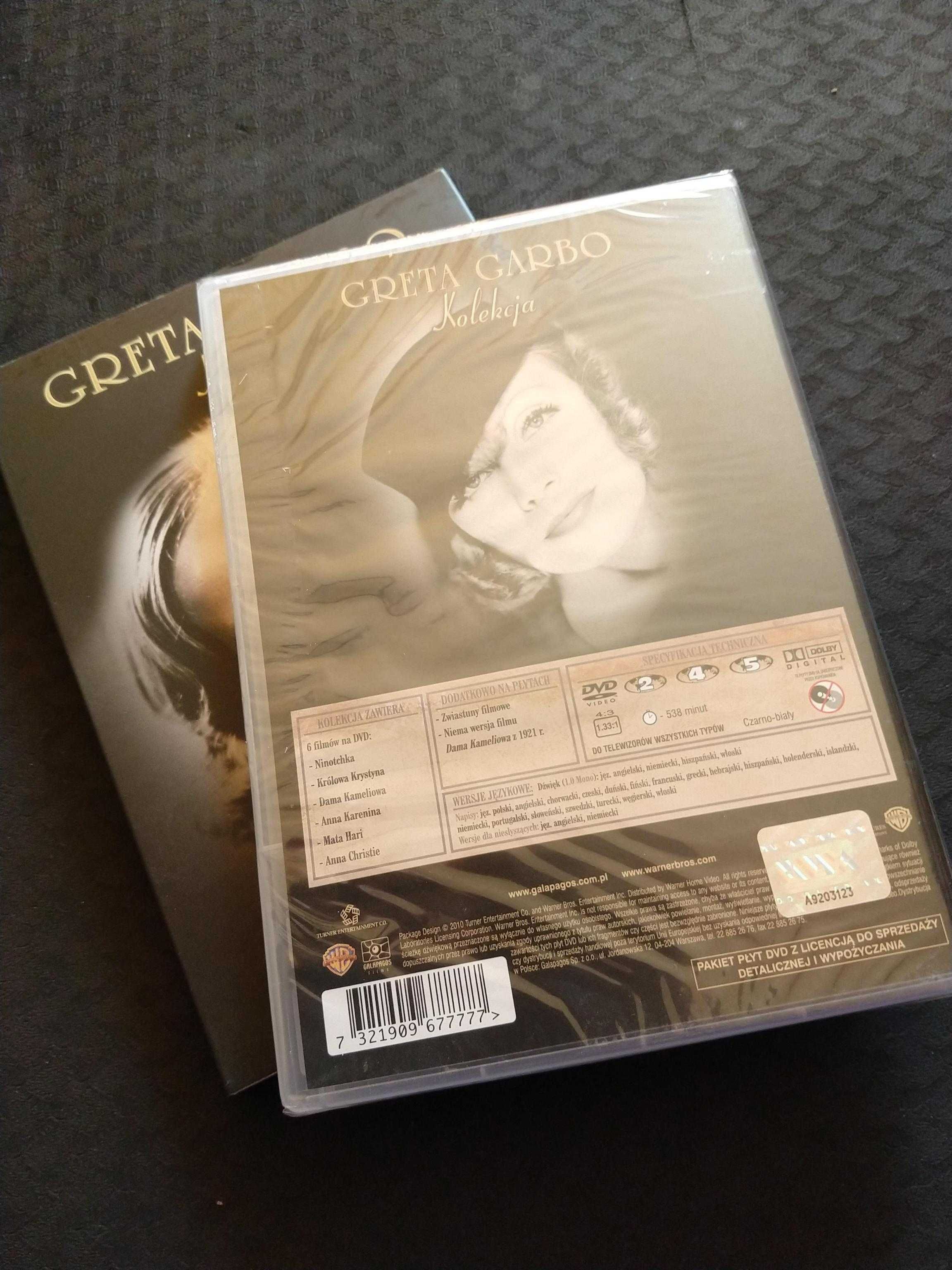 DVD Kolekcja Filmów Greta Garbo - Pakiet 6 Filmów | folia | NOWA