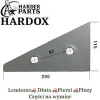 Płoza przednia Overum HARDOX 9500.3732 części pługa 2Xlepsze niż Borow