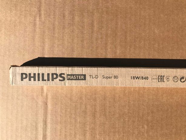 Świetlówki Philips master tl-d super 80 18w/840
