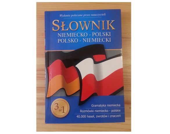 NIEMIECKI Słownik niemiecko-polski polsko-niemiecki gramatyka rozmówki