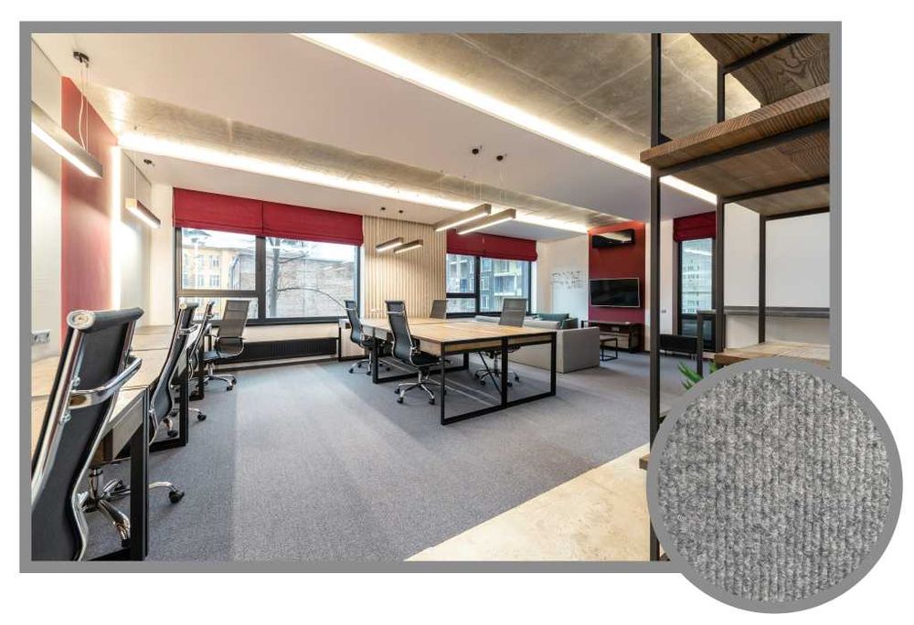 Wykładzina dywanowa eventowa szara popiel 4m