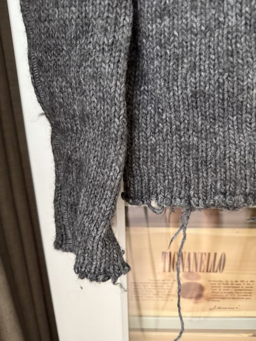 Nowy sweter ISAAC SELLAM’S jak Rick Owens