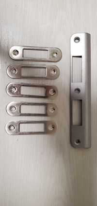 Ответные планки для дверного замка ( всего 6 шт. разные) (сталь) MvM.