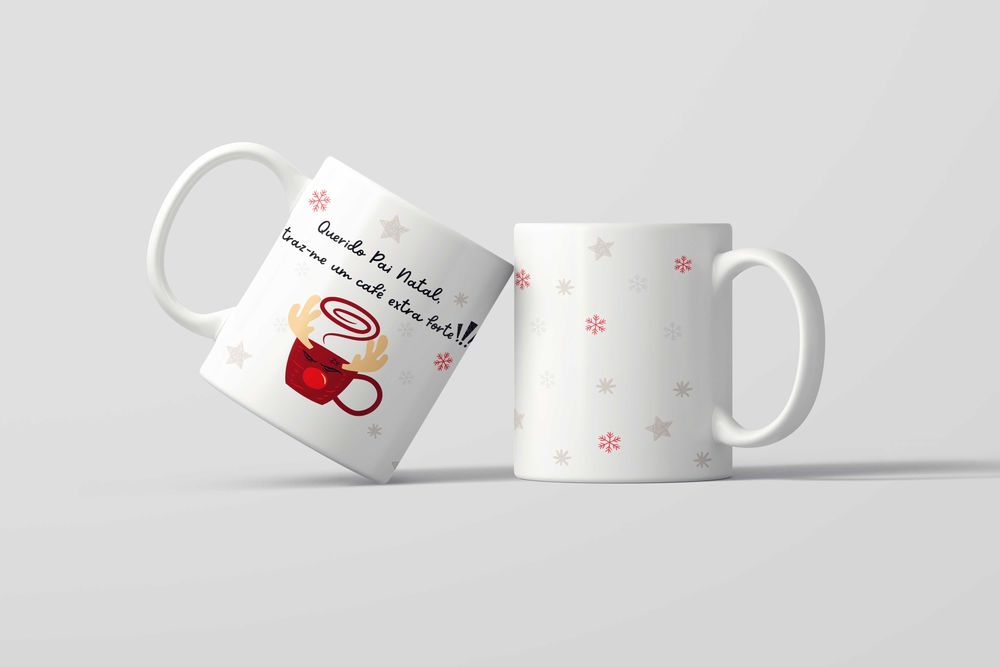 Caneca de natal - café extra
