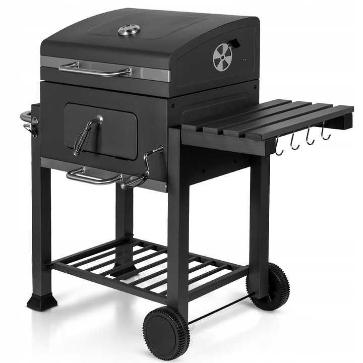 Nowoczesny Duży Grill Ogrodowy + Żeliwny Ruszt — HIT Sezonu!