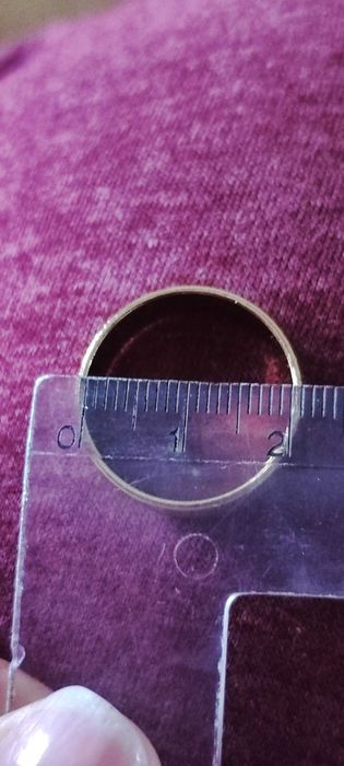 Obrączka złota unisex