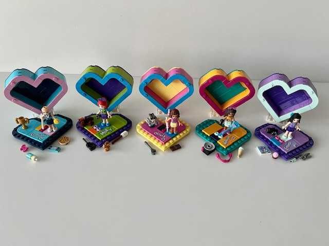 LEGO Friends pudełko serce 41356,41354,41357,41358,41355 zestaw