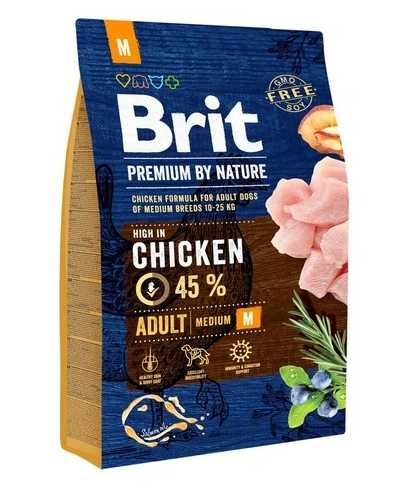 BRIT Adult M karma z kurczakiem dla psów dorosłych ras średnich 8 kg