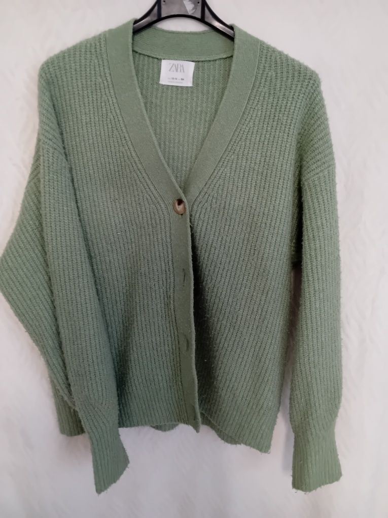 #Zara sweter zielony 164 oversize