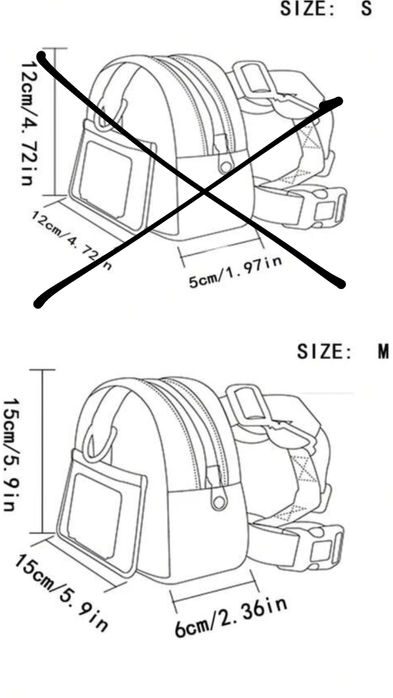Szelki dla psa z plecakiem nowe niebieskie