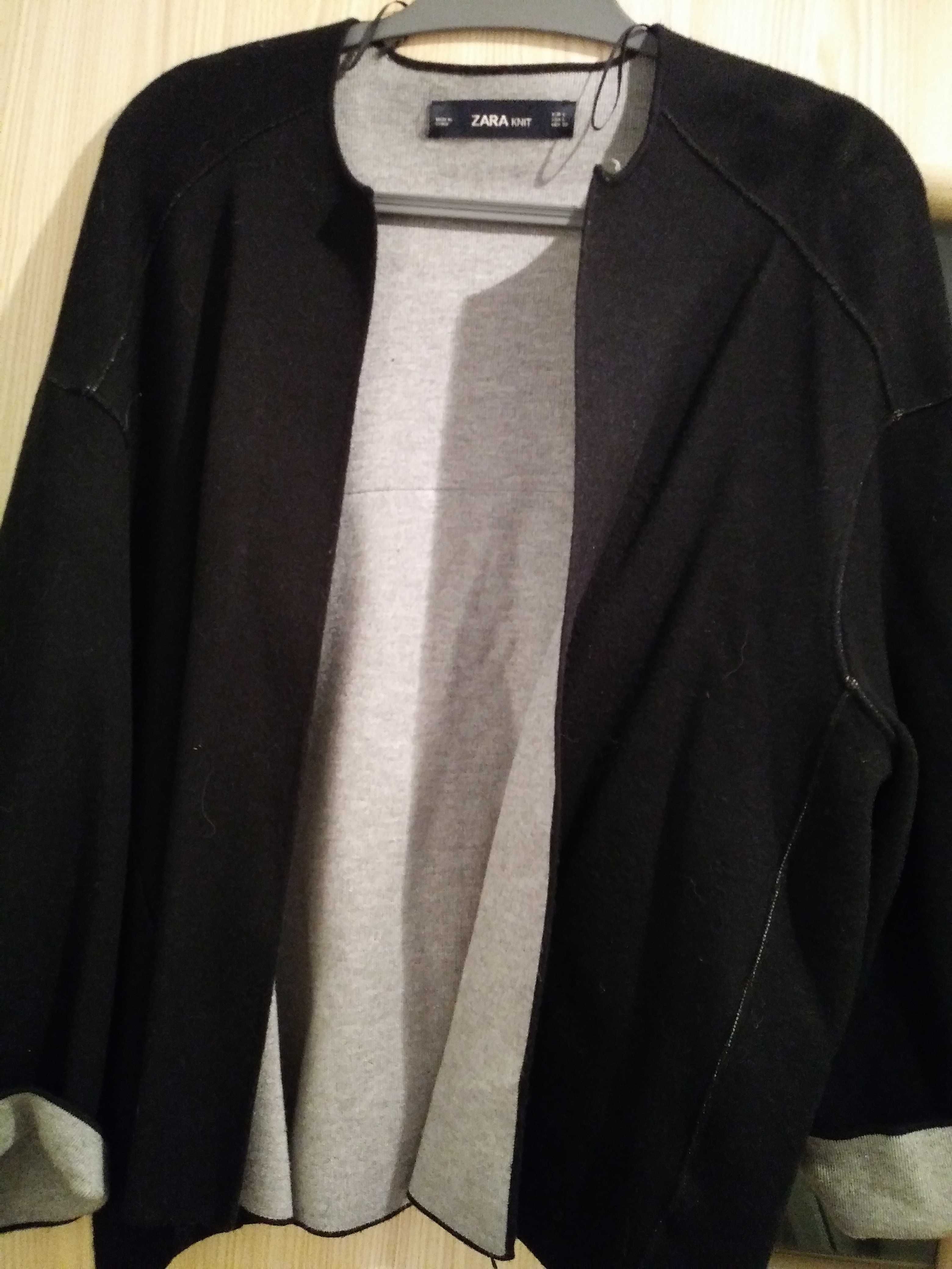 narzutka bluza L Zara, czarna