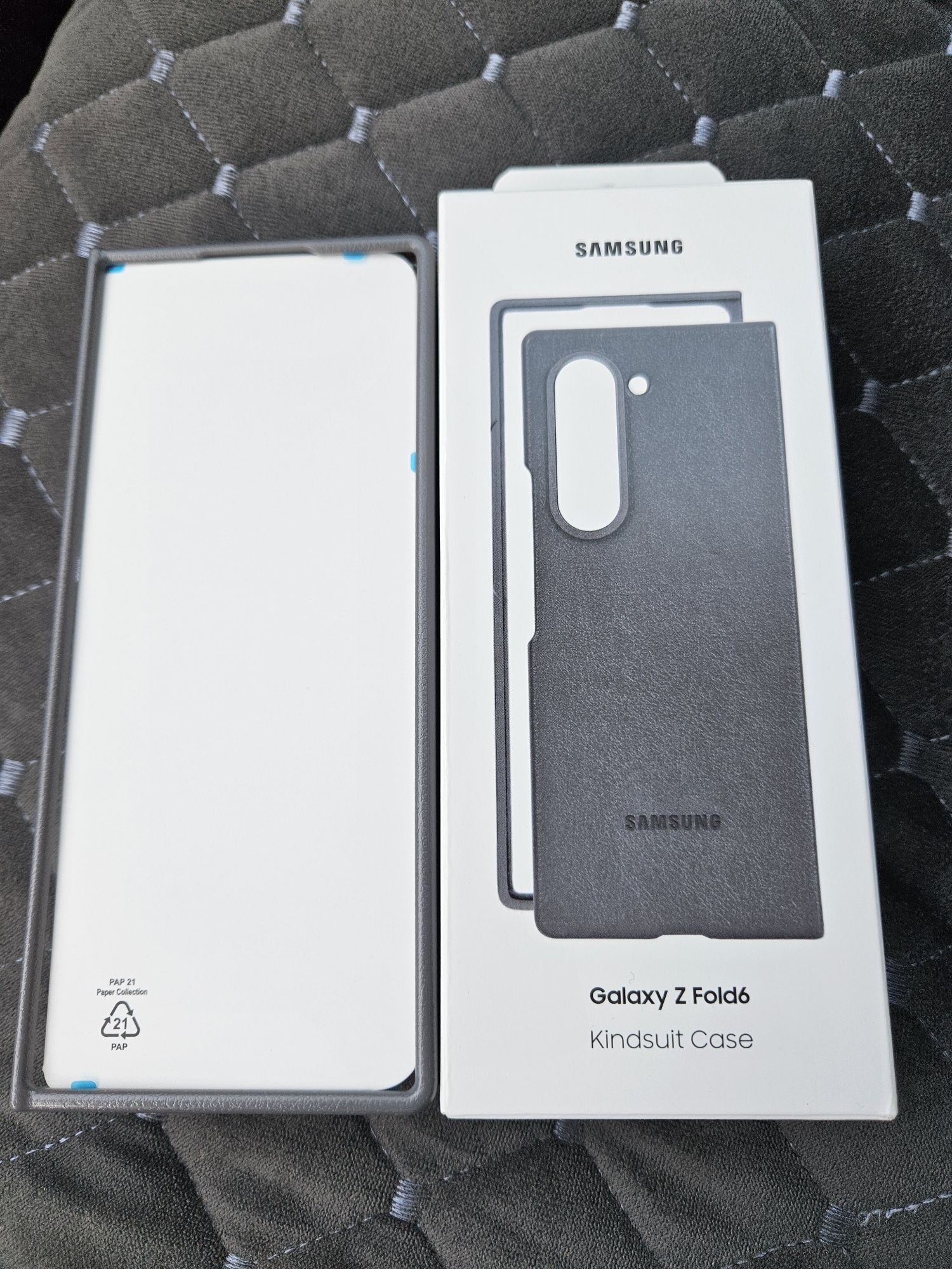 Чехол шкіряний, для Samsung Fold 6. Оригінал
