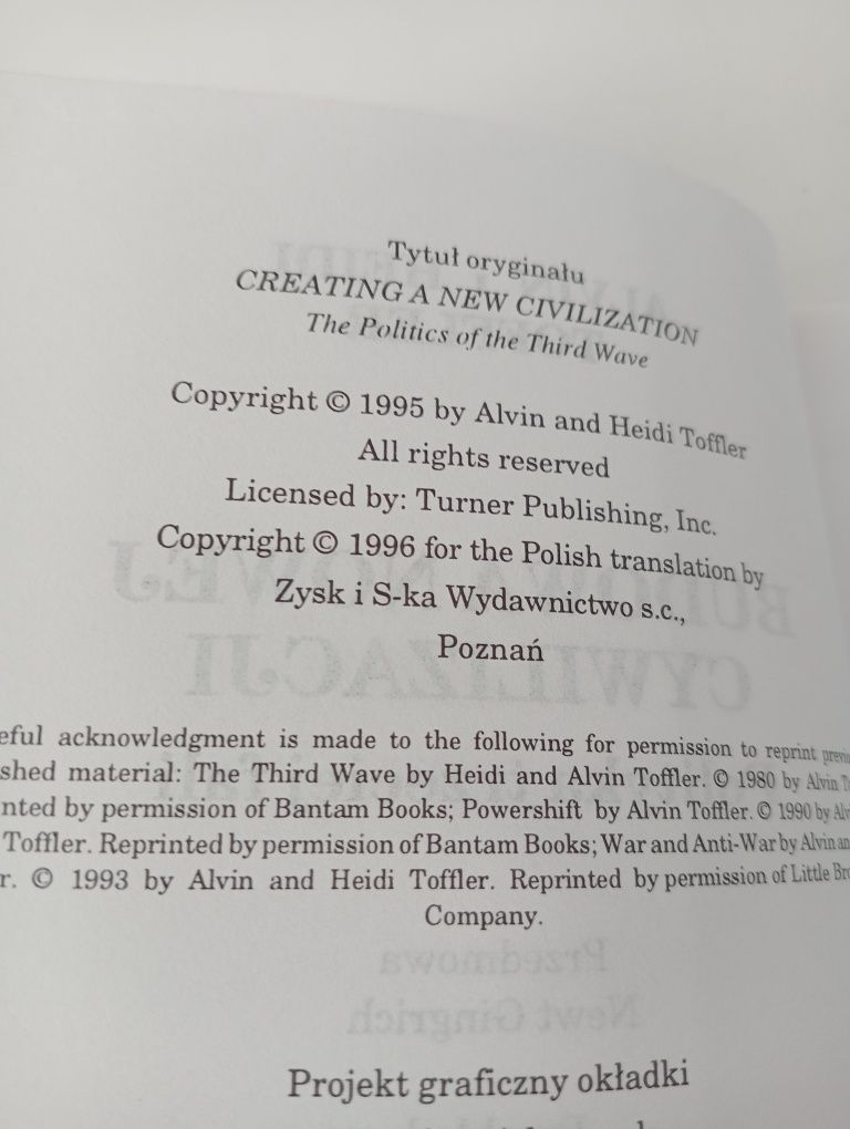 Budowa nowej cywilizacji - Alvin i Heidi Toffler