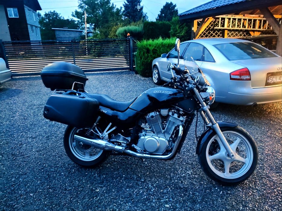 Suzuki VX 800 U . Piękny. Długie opłaty. Mega kufry. Zamiana